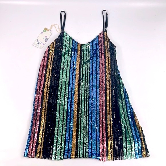 Show Me Your MuMu Vivian Sequined Mini Dress - Picture 5 of 12